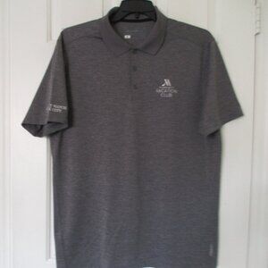 Eddie Bauer Mens S/S "Marriott Vacation Club" (Park City, UT) Gray Polo NWOT - L